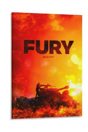 Paintings for Wall Decorations Fury Movie Posters Prints Poster Decorative Painting Canvas Wall Art Living Room Posters Bedroom Painting 24x36inch(60x90cm)