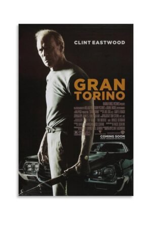 Paintings for Wall Decorations Gran Torino Movie Posters Custom Poster Prints Canvas Art Poster And Wall Art Picture Print Modern Family Bedroom Decor Posters 08x12inch(20x30cm)