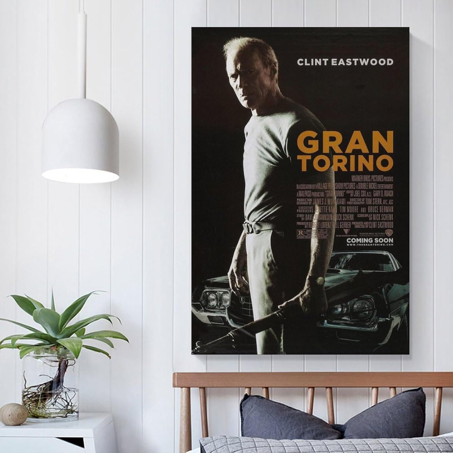 Paintings for Wall Decorations Gran Torino Movie Posters Custom Poster Prints Canvas Art Poster And Wall Art Picture Print Modern Family Bedroom Decor Posters 08x12inch(20x30cm)