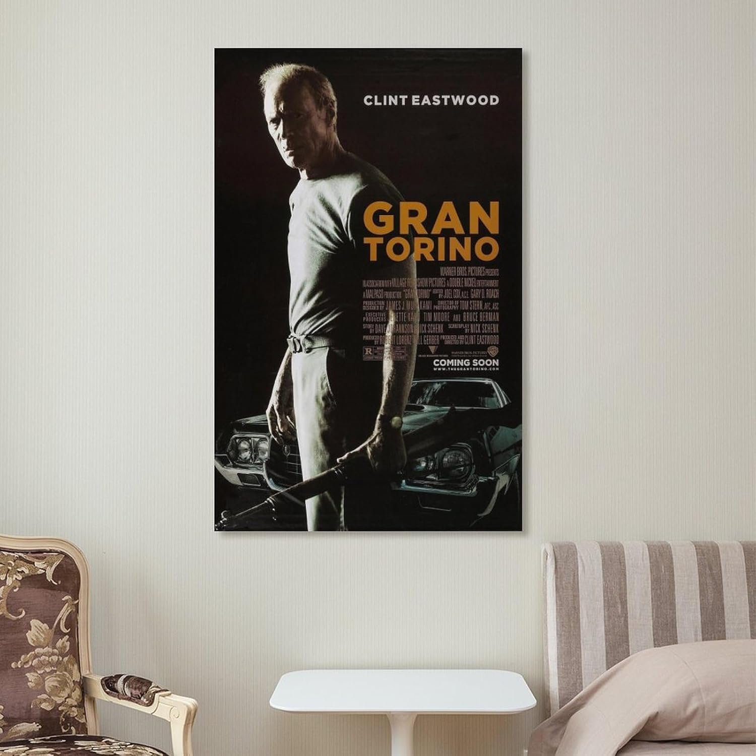 Paintings for Wall Decorations Gran Torino Movie Posters Custom Poster Prints Canvas Art Poster And Wall Art Picture Print Modern Family Bedroom Decor Posters 08x12inch(20x30cm)