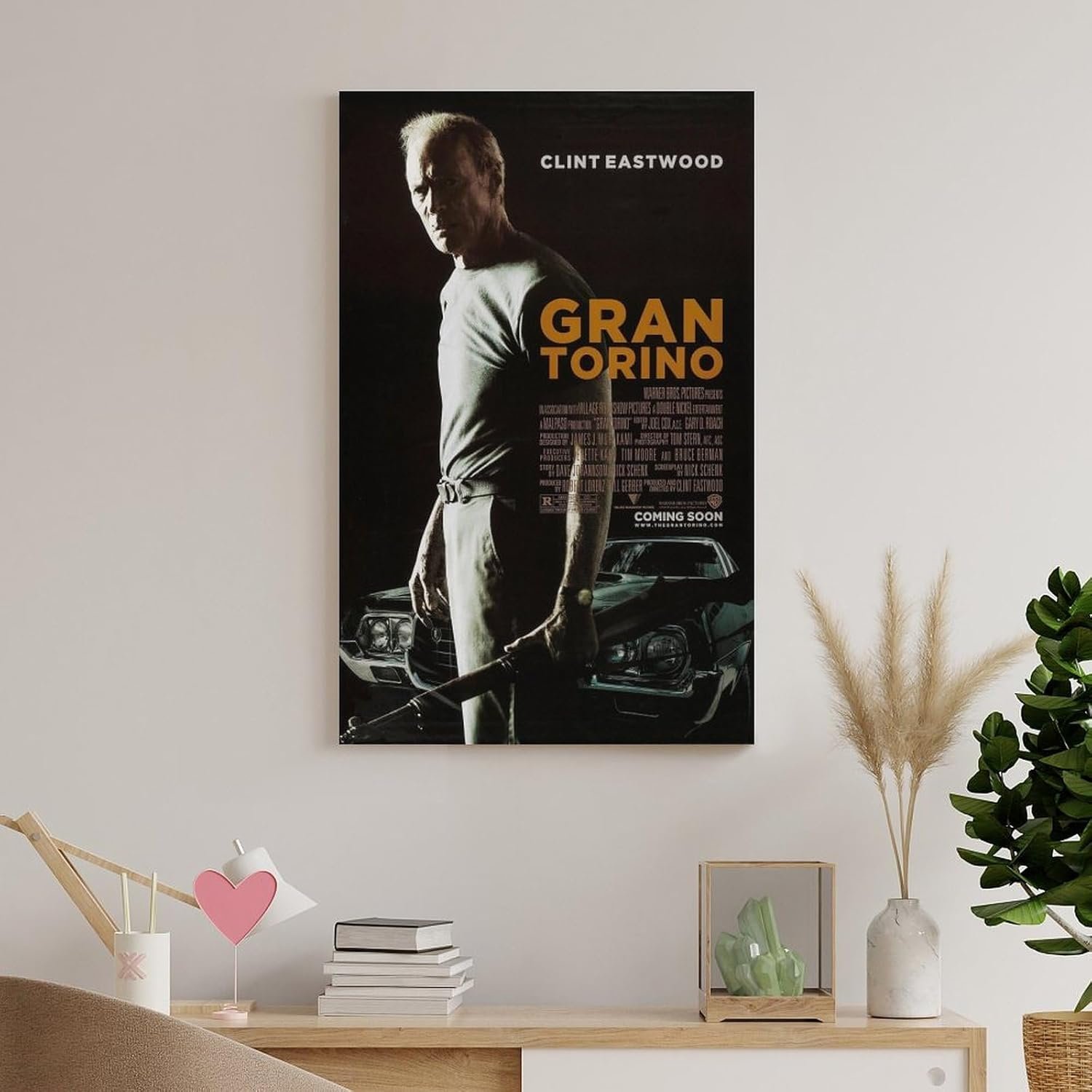 Paintings for Wall Decorations Gran Torino Movie Posters Custom Poster Prints Canvas Art Poster And Wall Art Picture Print Modern Family Bedroom Decor Posters 08x12inch(20x30cm)