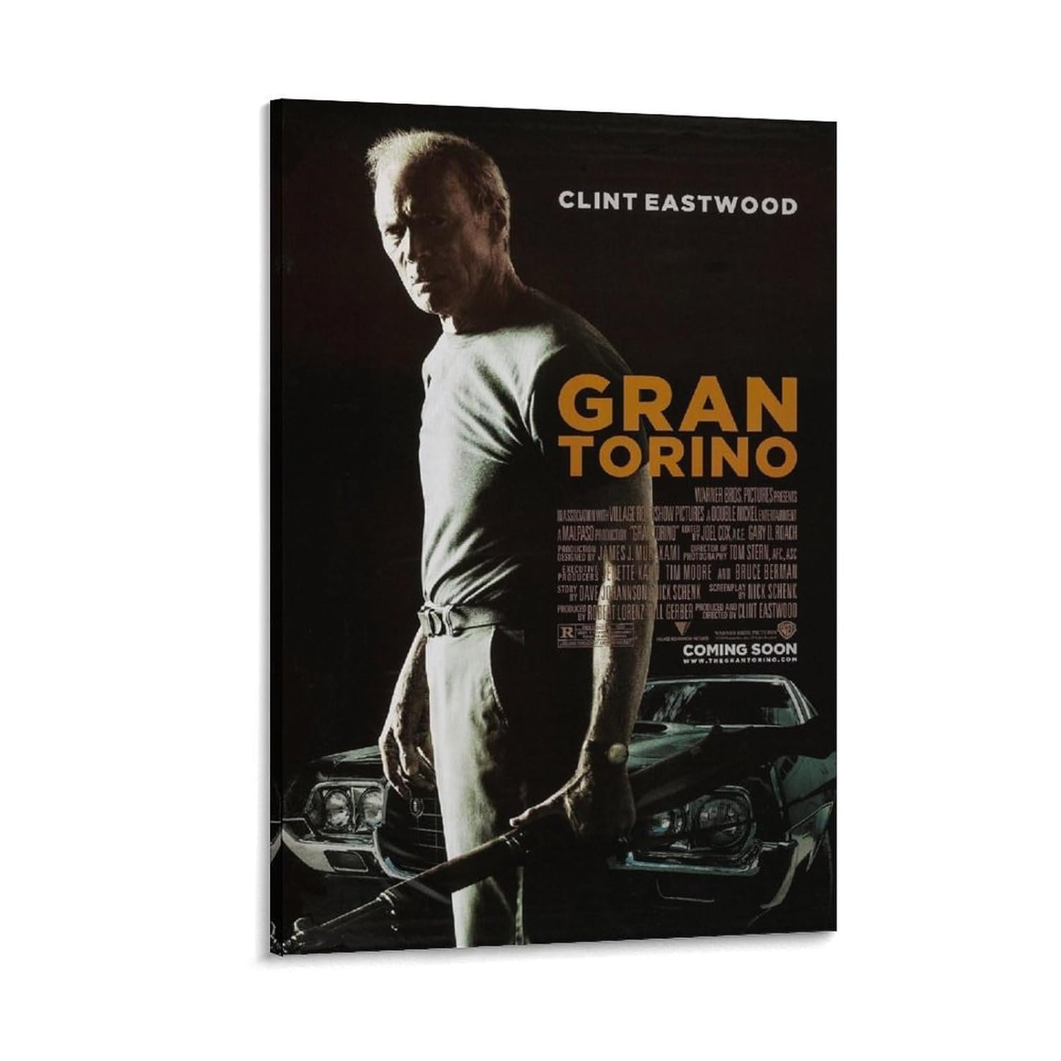 Paintings for Wall Decorations Gran Torino Movie Posters Custom Poster Prints Canvas Art Poster And Wall Art Picture Print Modern Family Bedroom Decor Posters 08x12inch(20x30cm)