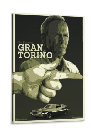 Paintings for Wall Decorations Gran Torino Movie Posters Custom Poster Prints Canvas Art Poster And Wall Art Picture Print Modern Family Bedroom Decor Posters 08x12inch(20x30cm)