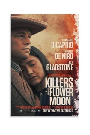 Paintings for Wall Decorations Killers of The Flower Moon Movie Posters Prints Canvas Art Poster And Wall Art Picture Print Modern Family Bedroom Decor Posters 08x12inch(20x30cm)