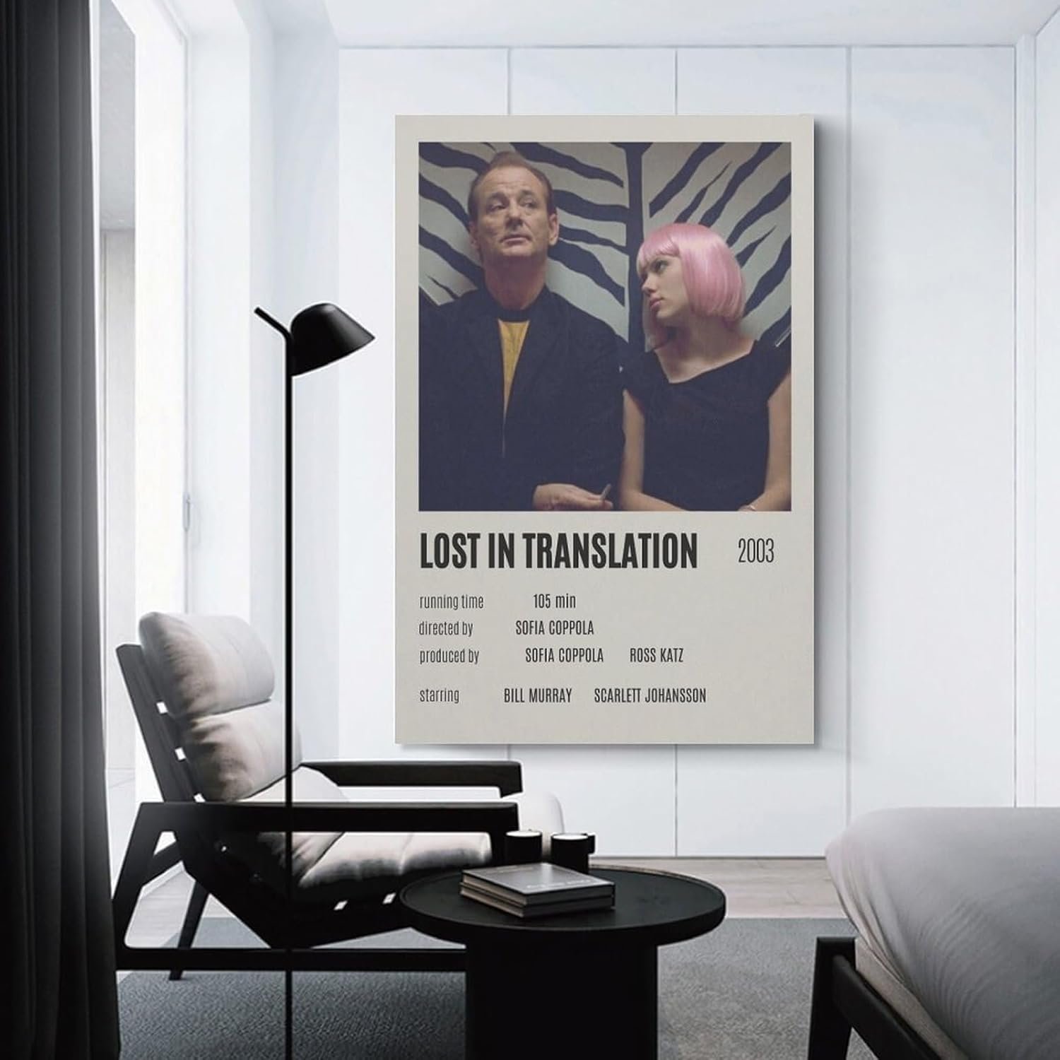 Paintings for Wall Decorations Lost In Translation Movie Posters Cool Artwork Wall Art Home Decor Posters Gift Ideas Canvas Art Poster And Wall Art Picture Print Modern Family...