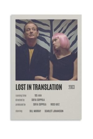Paintings for Wall Decorations Lost In Translation Movie Posters Cool Artwork Wall Art Home Decor Posters Gift Ideas Canvas Art Poster And Wall Art Picture Print Modern Family...