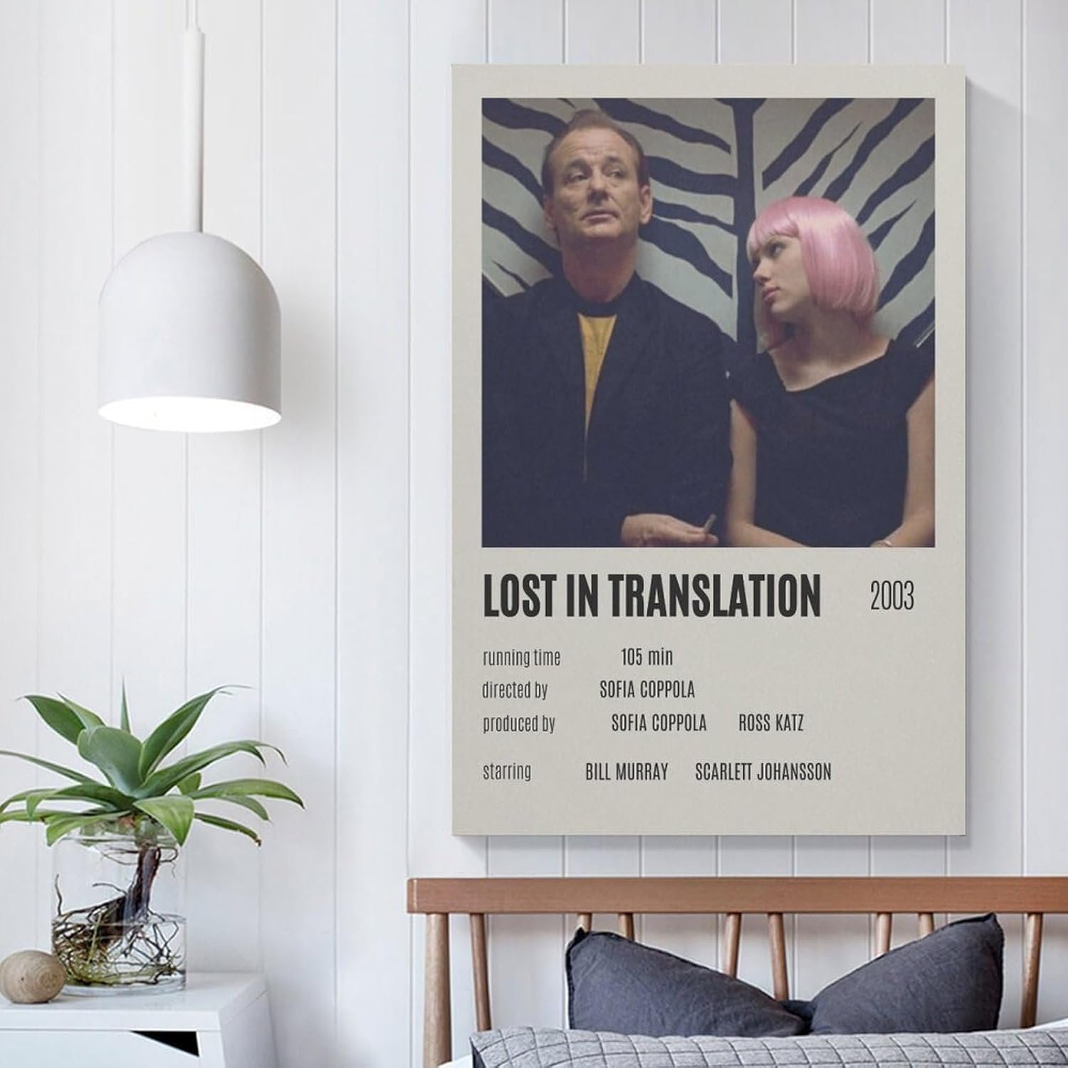 Paintings for Wall Decorations Lost In Translation Movie Posters Cool Artwork Wall Art Home Decor Posters Gift Ideas Canvas Art Poster And Wall Art Picture Print Modern Family...
