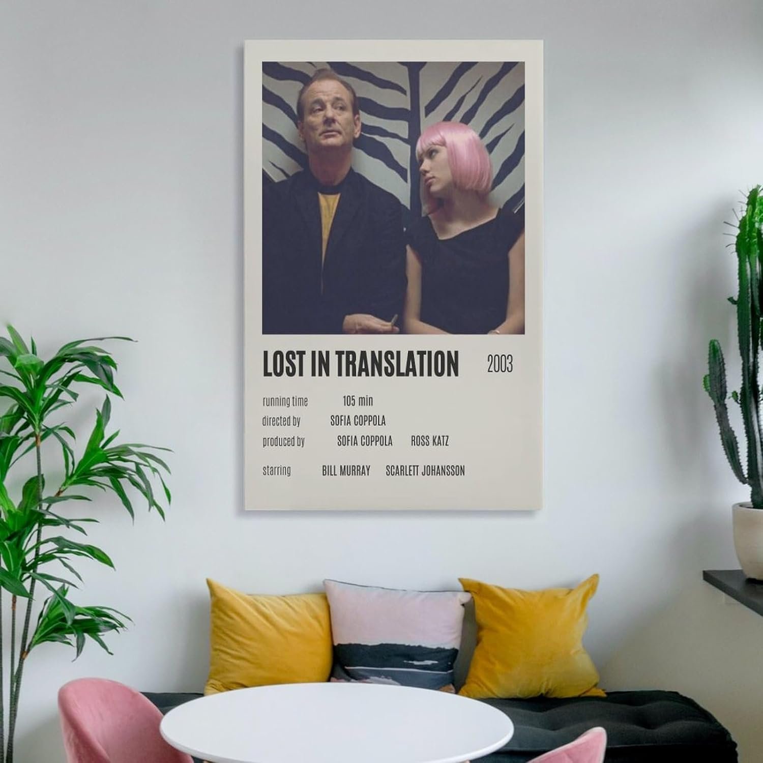 Paintings for Wall Decorations Lost In Translation Movie Posters Cool Artwork Wall Art Home Decor Posters Gift Ideas Canvas Art Poster And Wall Art Picture Print Modern Family...