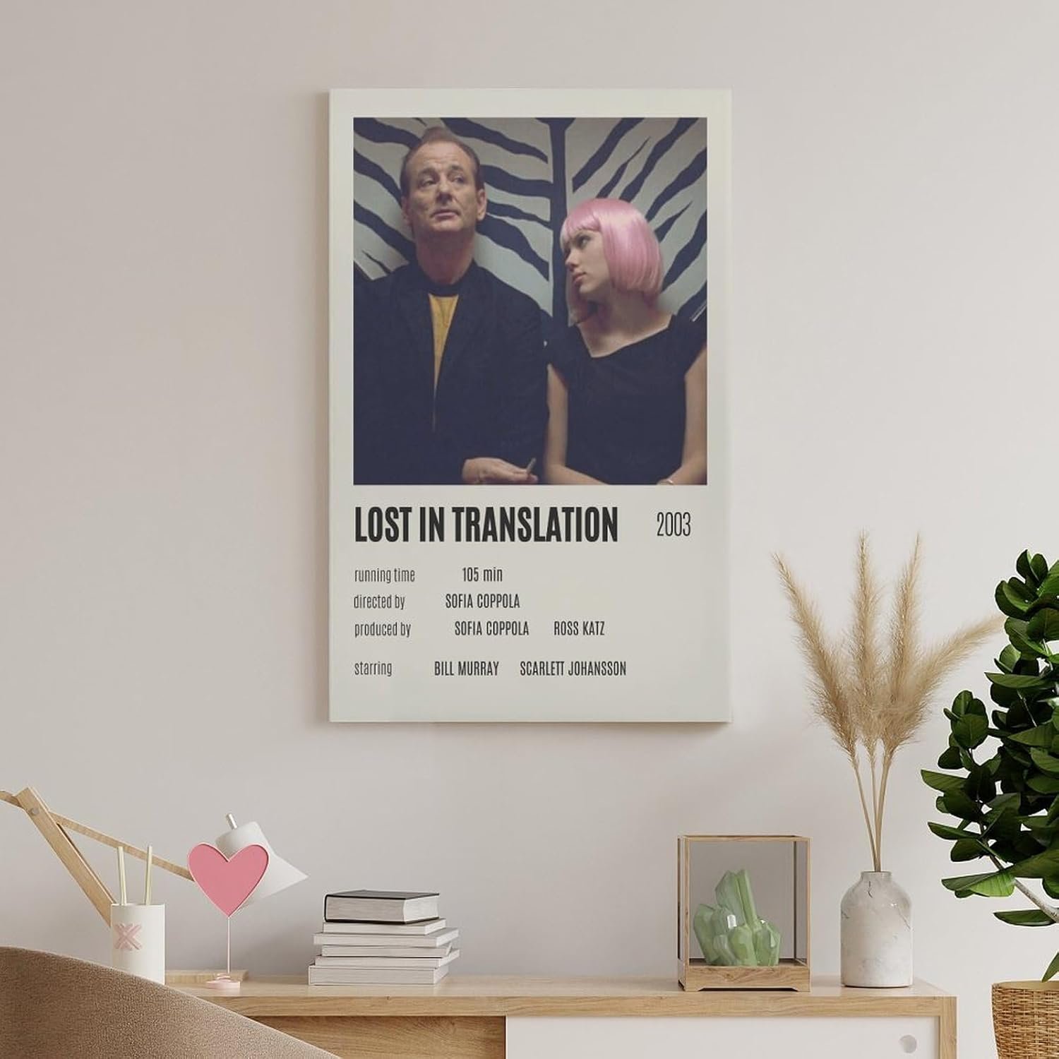 Paintings for Wall Decorations Lost In Translation Movie Posters Cool Artwork Wall Art Home Decor Posters Gift Ideas Canvas Art Poster And Wall Art Picture Print Modern Family...