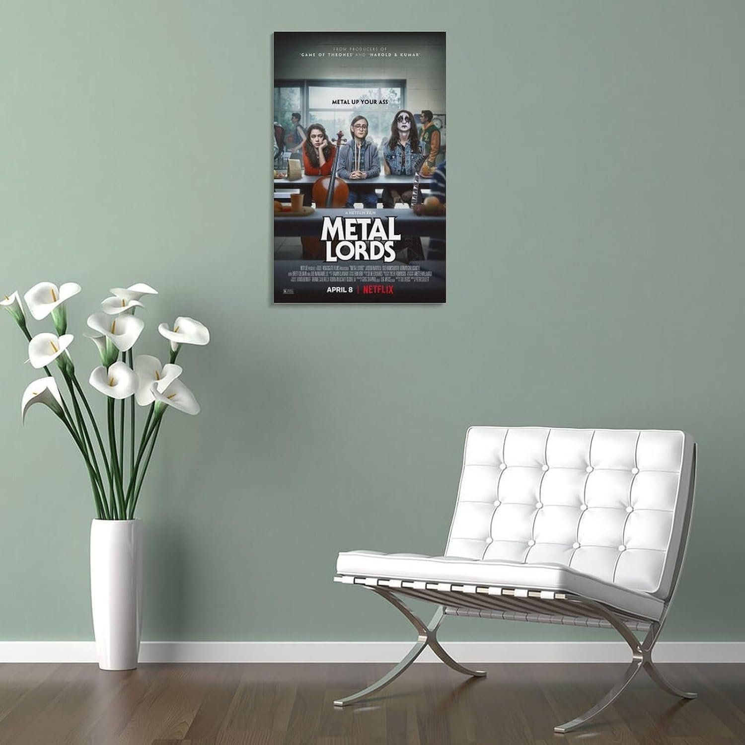 Paintings for Wall Decorations Metal Lords Movie Poster Room Aesthetic Posters Cool Artwork Wall Art Home Decor Gift Ideas Canvas Art Poster And Wall Art Picture Print Modern...