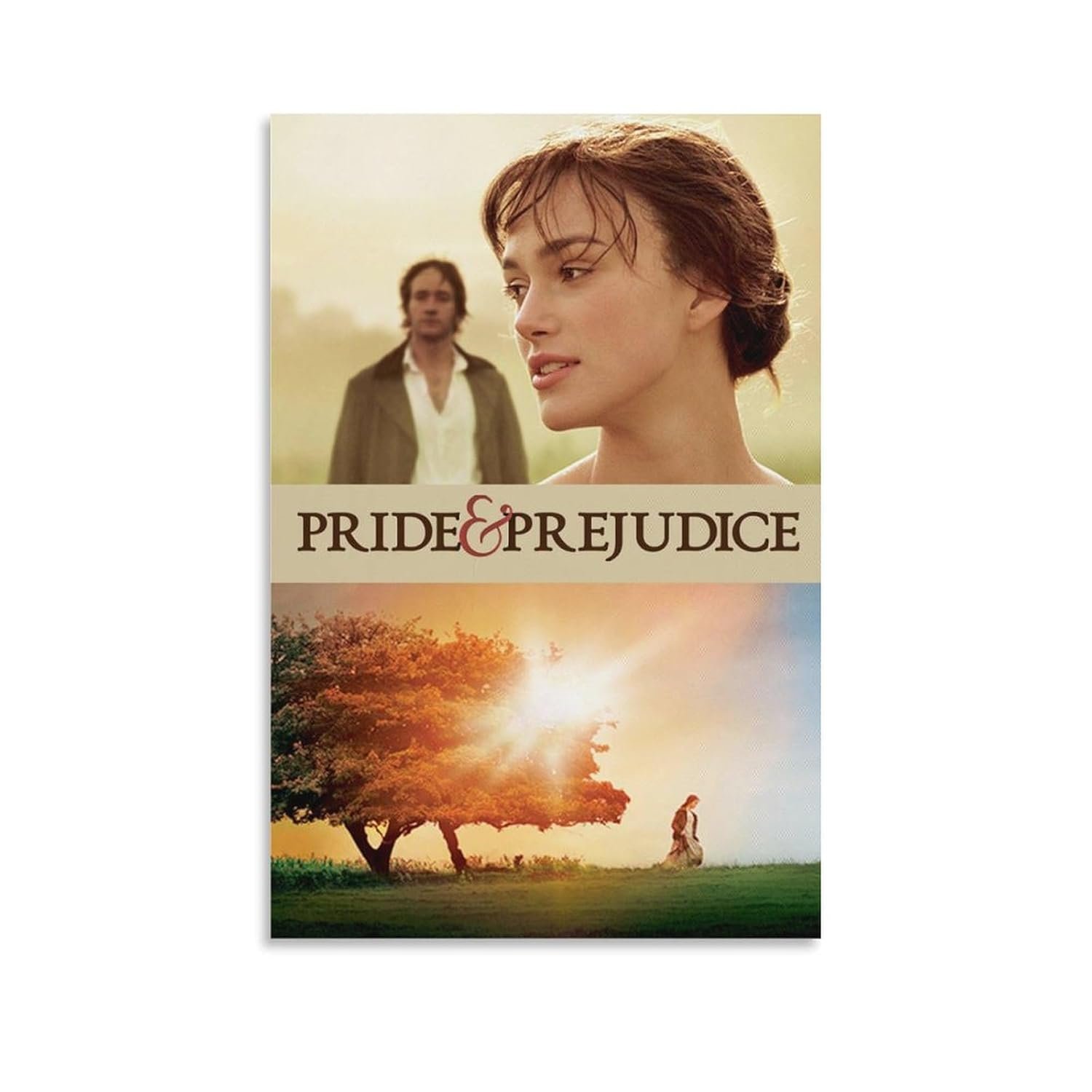 Paintings for Wall Decorations Pride And Prejudice Movie Poster Canvas Art Poster And Wall Art Picture Print Modern Family Bedroom Decor Posters 12x18inch(30x45cm)