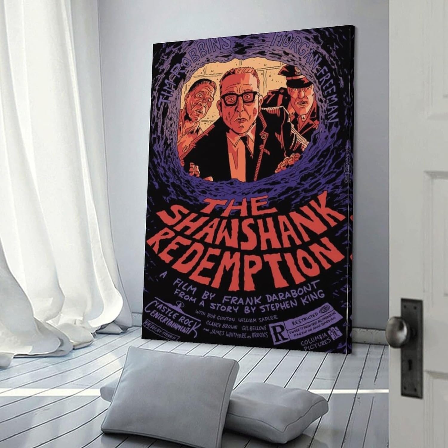 Paintings for Wall Decorations Shawshank Redemption Movie Posters Cool Artwork Wall Art Home Decor Posters Gift Ideas Canvas Art Poster And Wall Art Picture Print Modern Family...