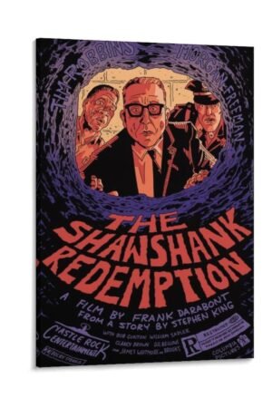 Paintings for Wall Decorations Shawshank Redemption Movie Posters Cool Artwork Wall Art Home Decor Posters Gift Ideas Canvas Art Poster And Wall Art Picture Print Modern Family...