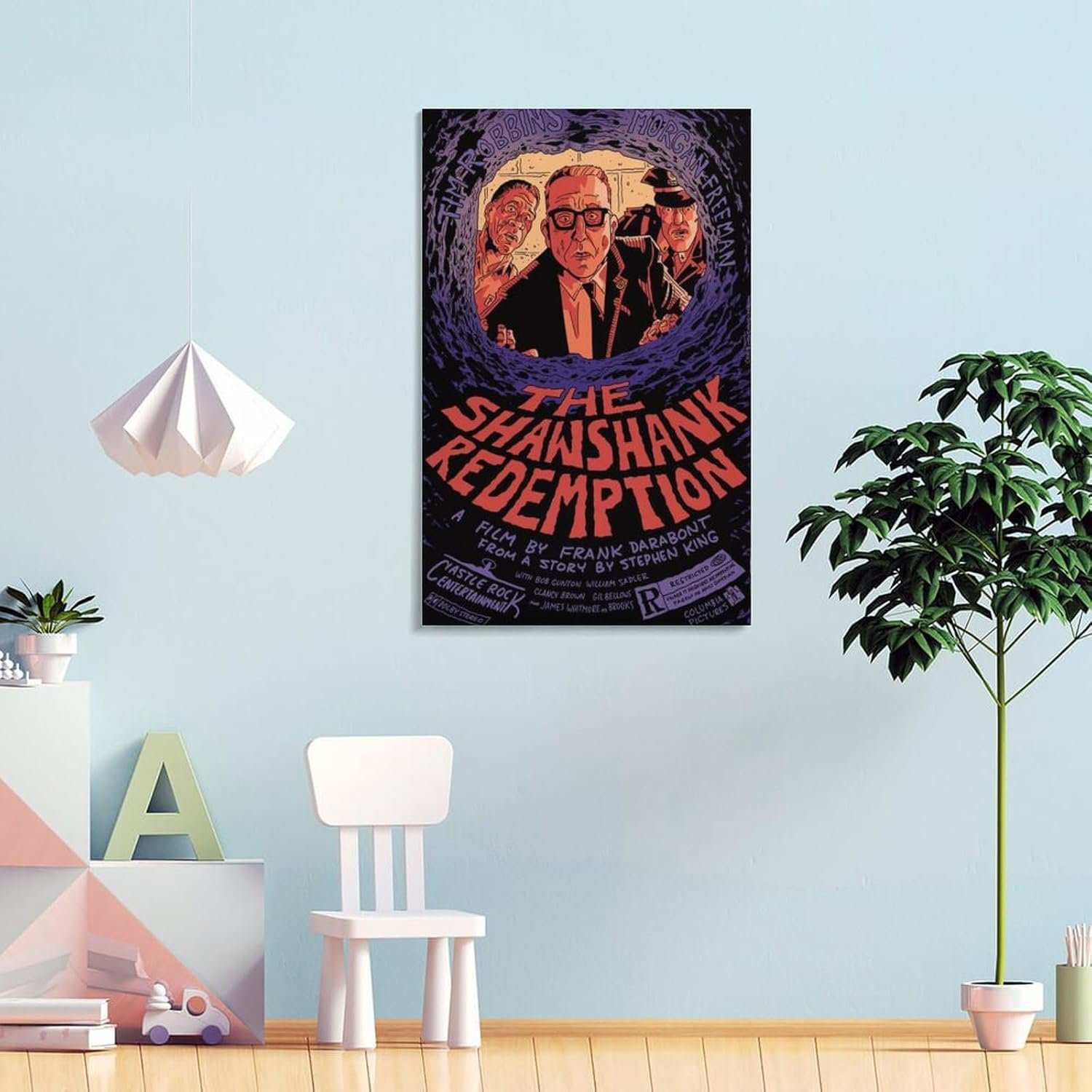 Paintings for Wall Decorations Shawshank Redemption Movie Posters Cool Artwork Wall Art Home Decor Posters Gift Ideas Canvas Art Poster And Wall Art Picture Print Modern Family...