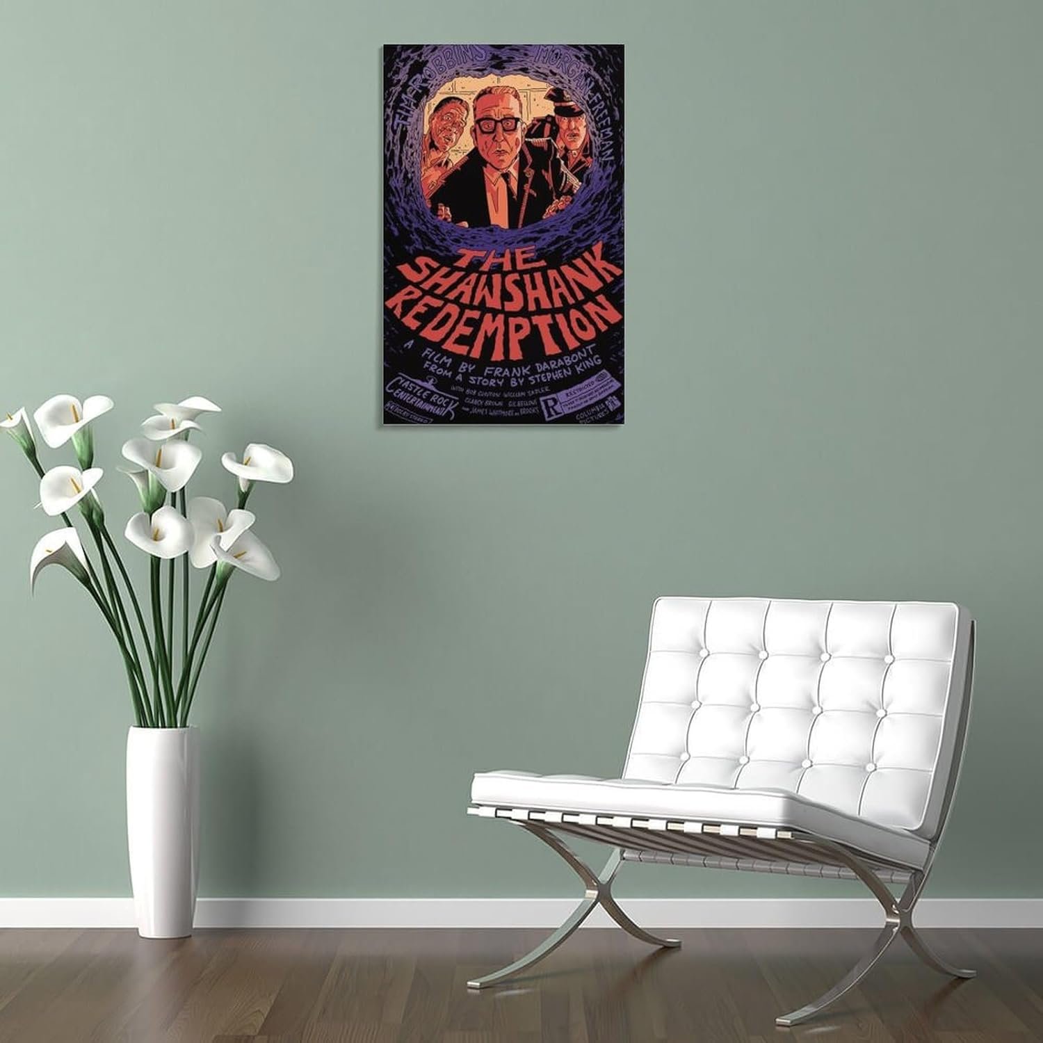Paintings for Wall Decorations Shawshank Redemption Movie Posters Cool Artwork Wall Art Home Decor Posters Gift Ideas Canvas Art Poster And Wall Art Picture Print Modern Family...