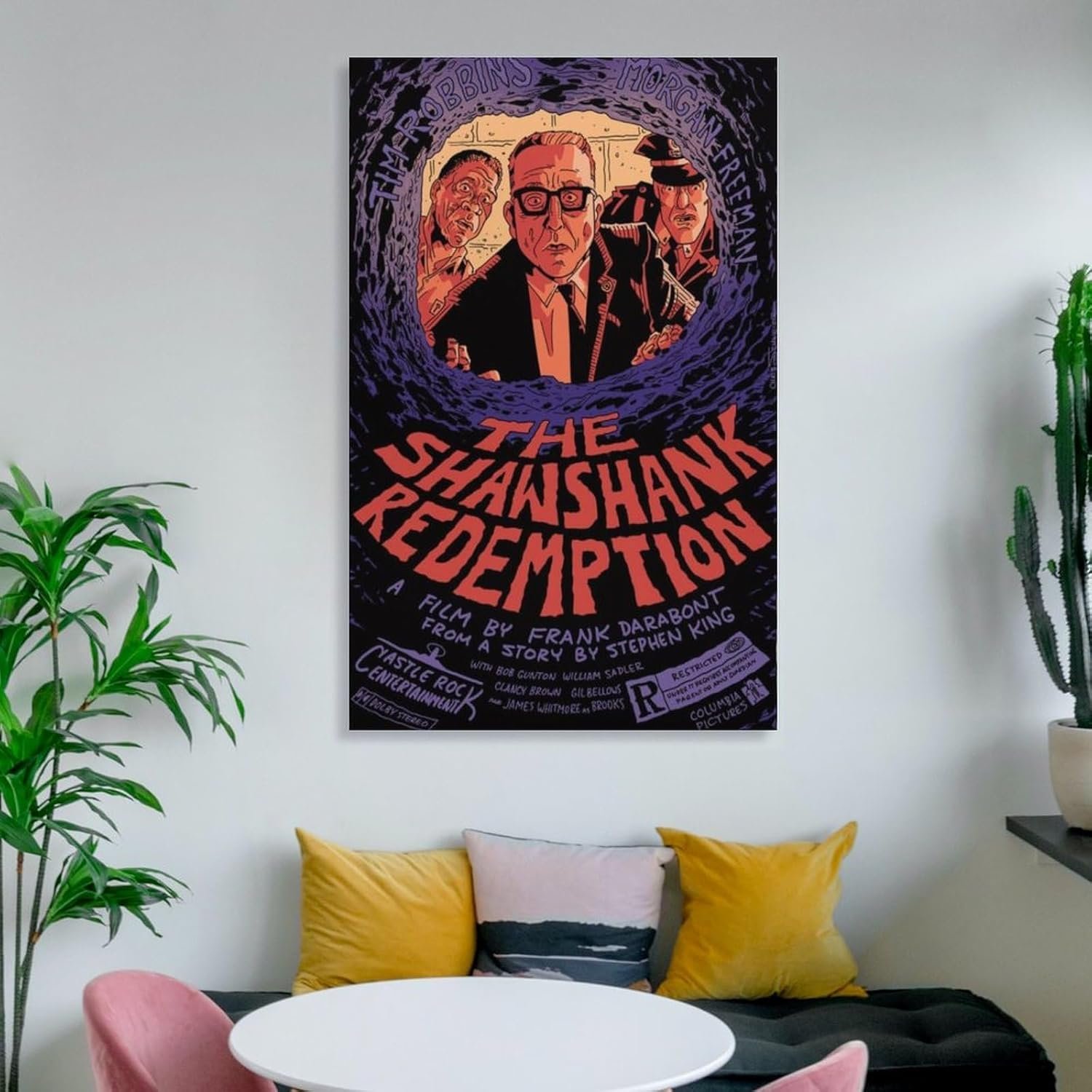 Paintings for Wall Decorations Shawshank Redemption Movie Posters Cool Artwork Wall Art Home Decor Posters Gift Ideas Canvas Art Poster And Wall Art Picture Print Modern Family...
