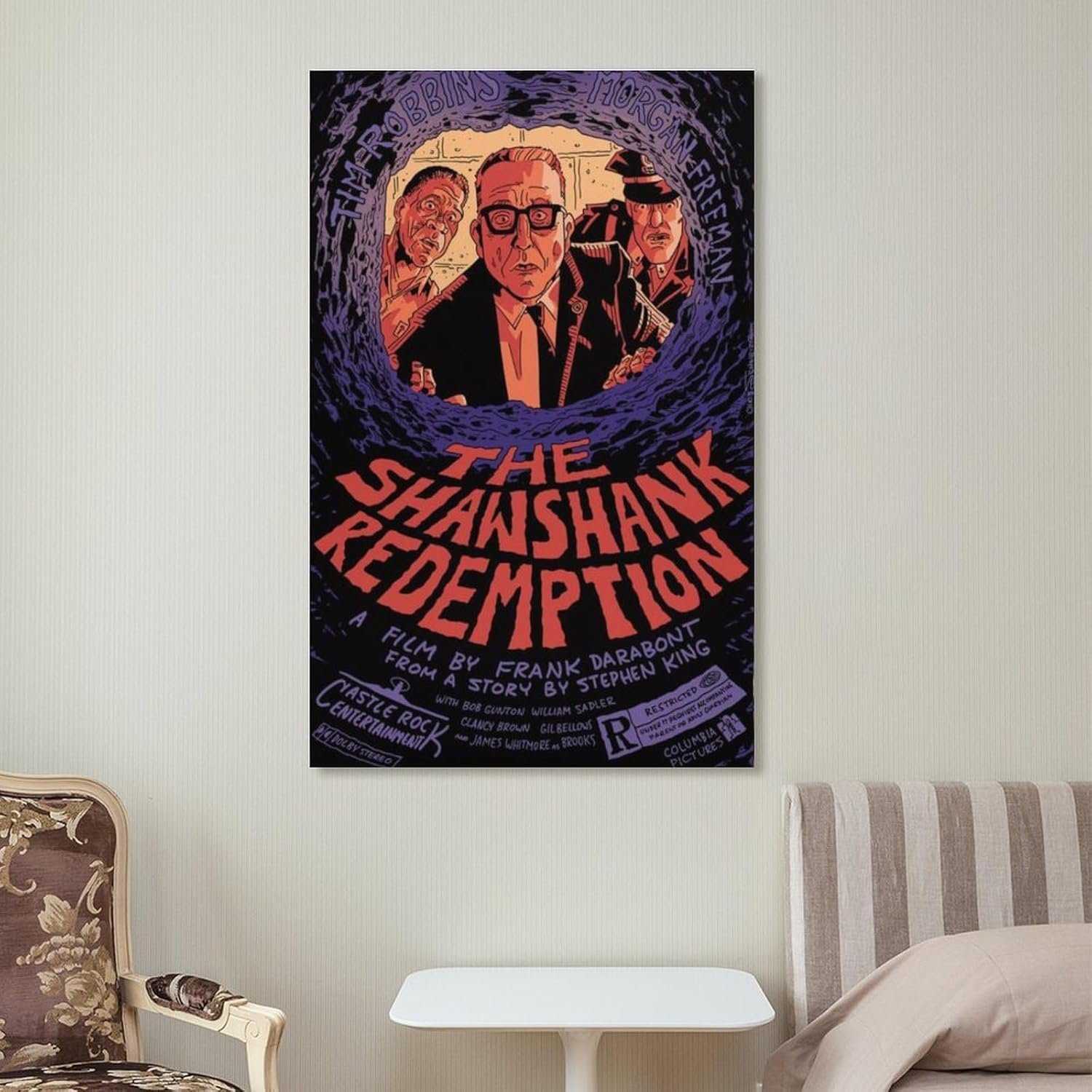 Paintings for Wall Decorations Shawshank Redemption Movie Posters Cool Artwork Wall Art Home Decor Posters Gift Ideas Canvas Art Poster And Wall Art Picture Print Modern Family...