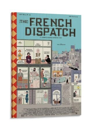 Paintings for Wall Decorations The French Dispatch Movie Posters Cool Artwork Wall Art Home Decor Posters Gift Ideas Prints Canvas Art Poster And Wall Art Picture Print Modern...