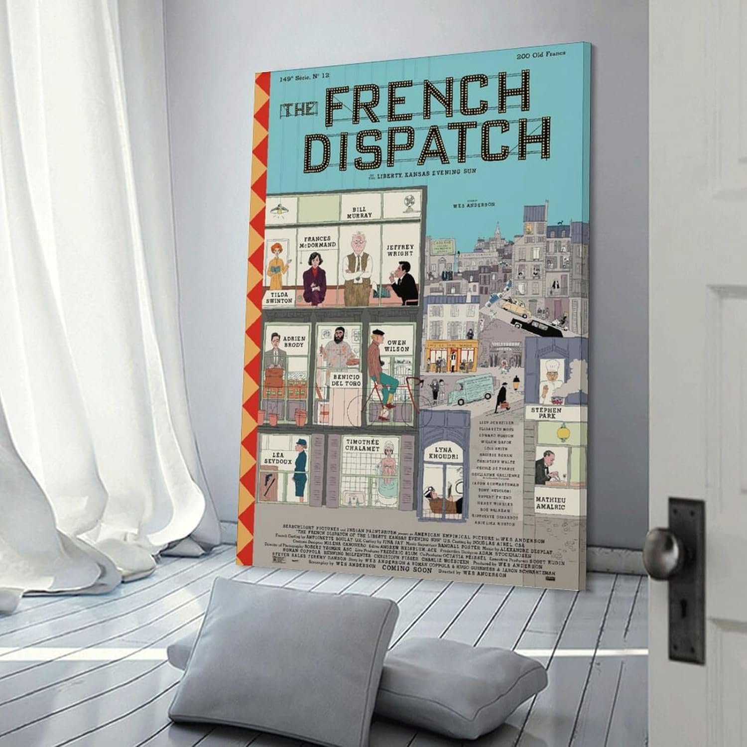 Paintings for Wall Decorations The French Dispatch Movie Posters Cool Artwork Wall Art Home Decor Posters Gift Ideas Prints Canvas Art Poster And Wall Art Picture Print Modern...