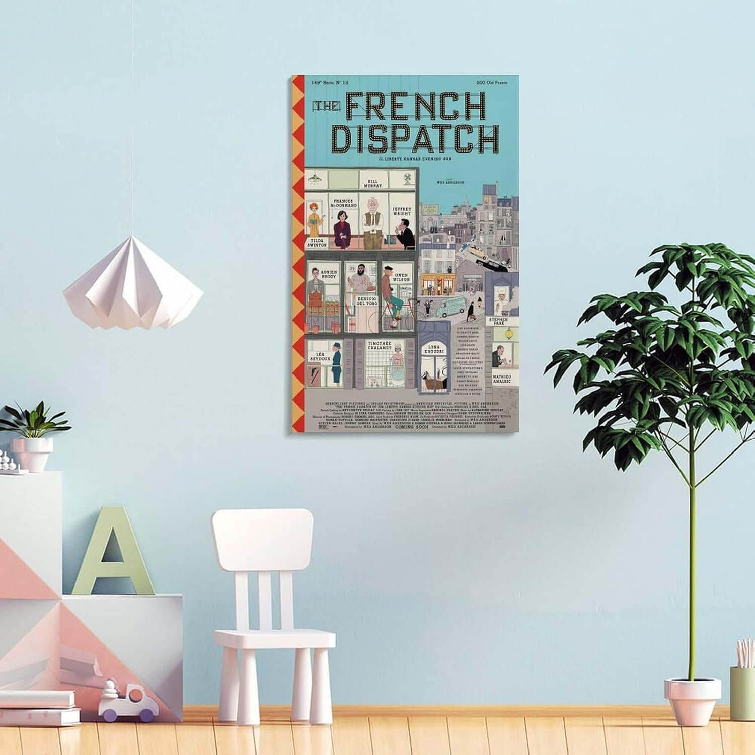 Paintings for Wall Decorations The French Dispatch Movie Posters Cool Artwork Wall Art Home Decor Posters Gift Ideas Prints Canvas Art Poster And Wall Art Picture Print Modern...