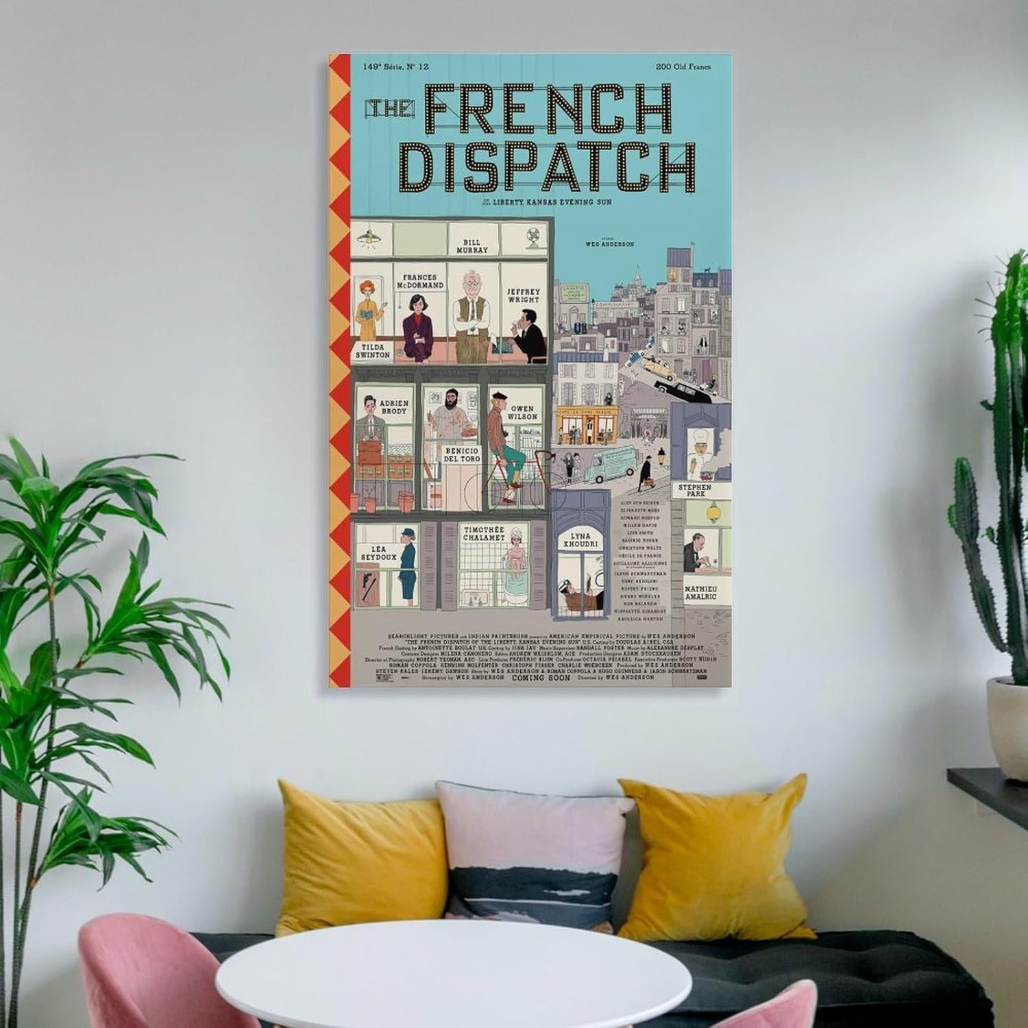 Paintings for Wall Decorations The French Dispatch Movie Posters Cool Artwork Wall Art Home Decor Posters Gift Ideas Prints Canvas Art Poster And Wall Art Picture Print Modern...
