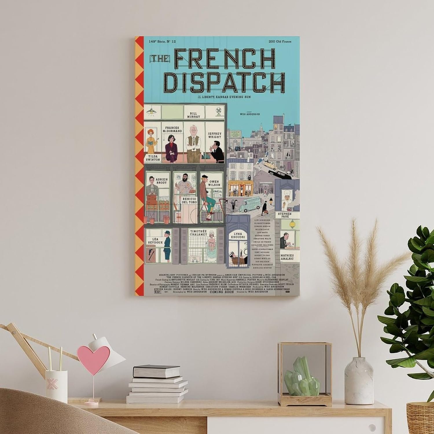 Paintings for Wall Decorations The French Dispatch Movie Posters Cool Artwork Wall Art Home Decor Posters Gift Ideas Prints Canvas Art Poster And Wall Art Picture Print Modern...