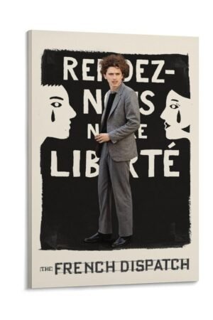 Paintings for Wall Decorations The French Dispatch Movie Posters Cool Artwork Wall Art Home Decor Posters Gift Ideas Prints Poster Decorative Painting Canvas Wall Art Living...