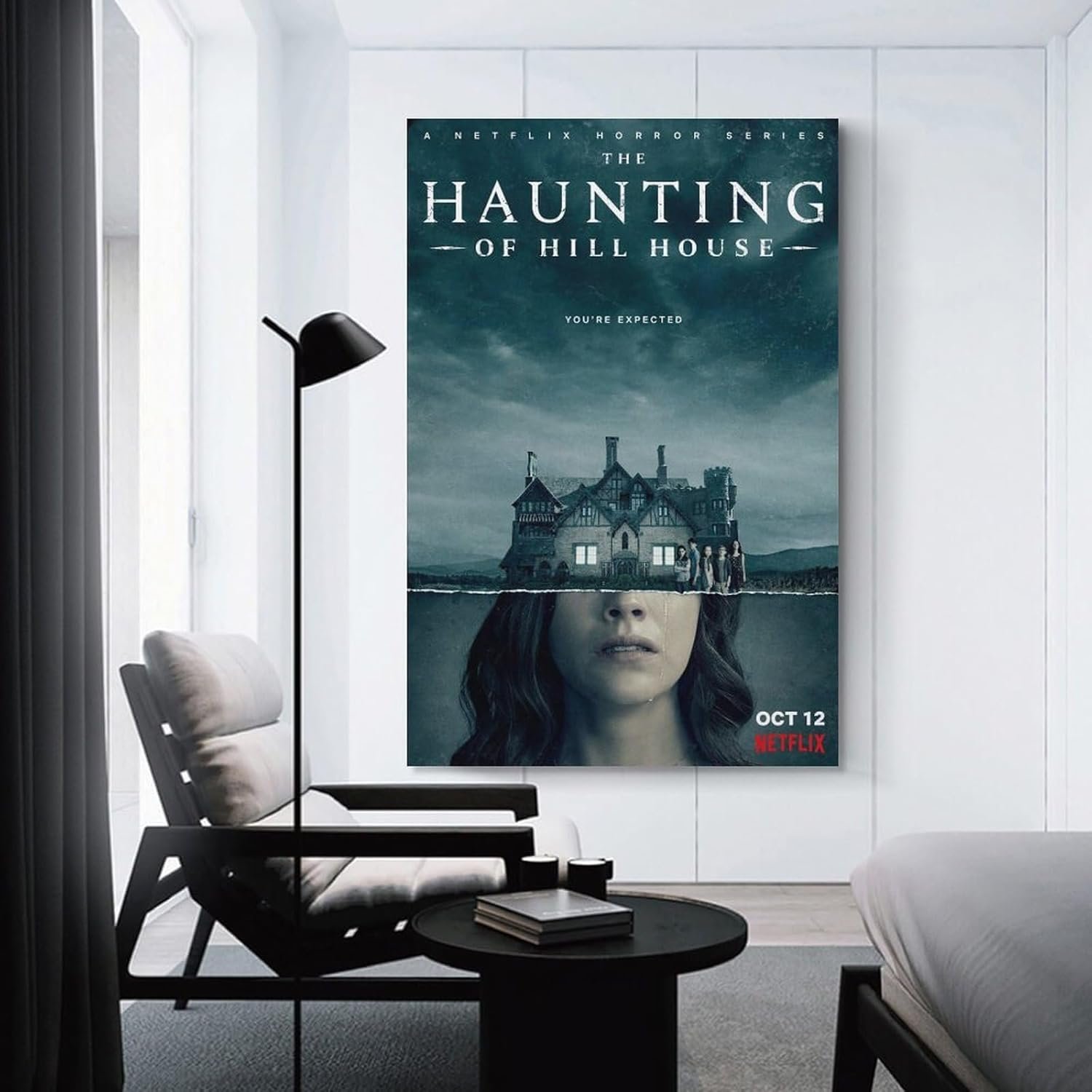 Paintings for Wall Decorations The Haunting Of Hill House Movie Poster Horror Decor Canvas Art Poster And Wall Art Picture Print Modern Family Bedroom Decor Posters...