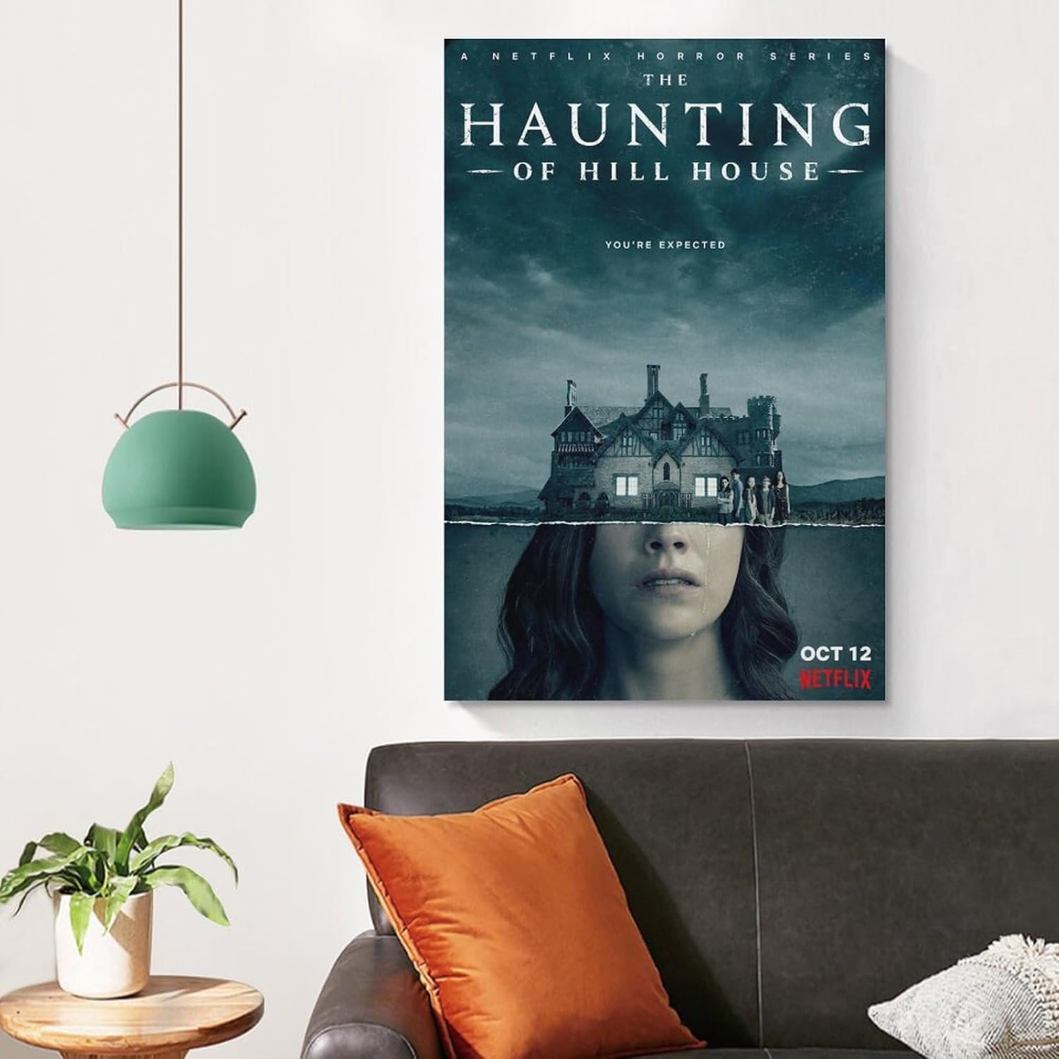 Paintings for Wall Decorations The Haunting Of Hill House Movie Poster Horror Decor Canvas Art Poster And Wall Art Picture Print Modern Family Bedroom Decor Posters...