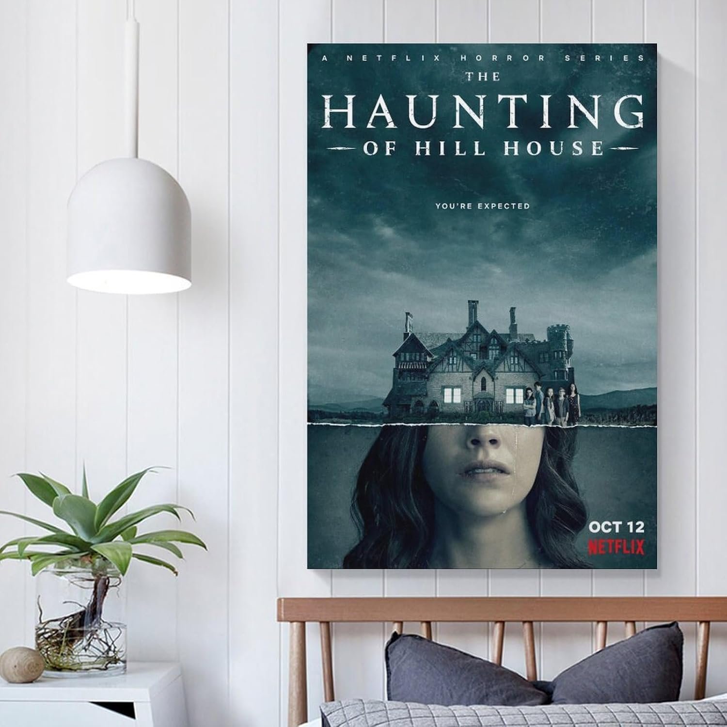 Paintings for Wall Decorations The Haunting Of Hill House Movie Poster Horror Decor Canvas Art Poster And Wall Art Picture Print Modern Family Bedroom Decor Posters...