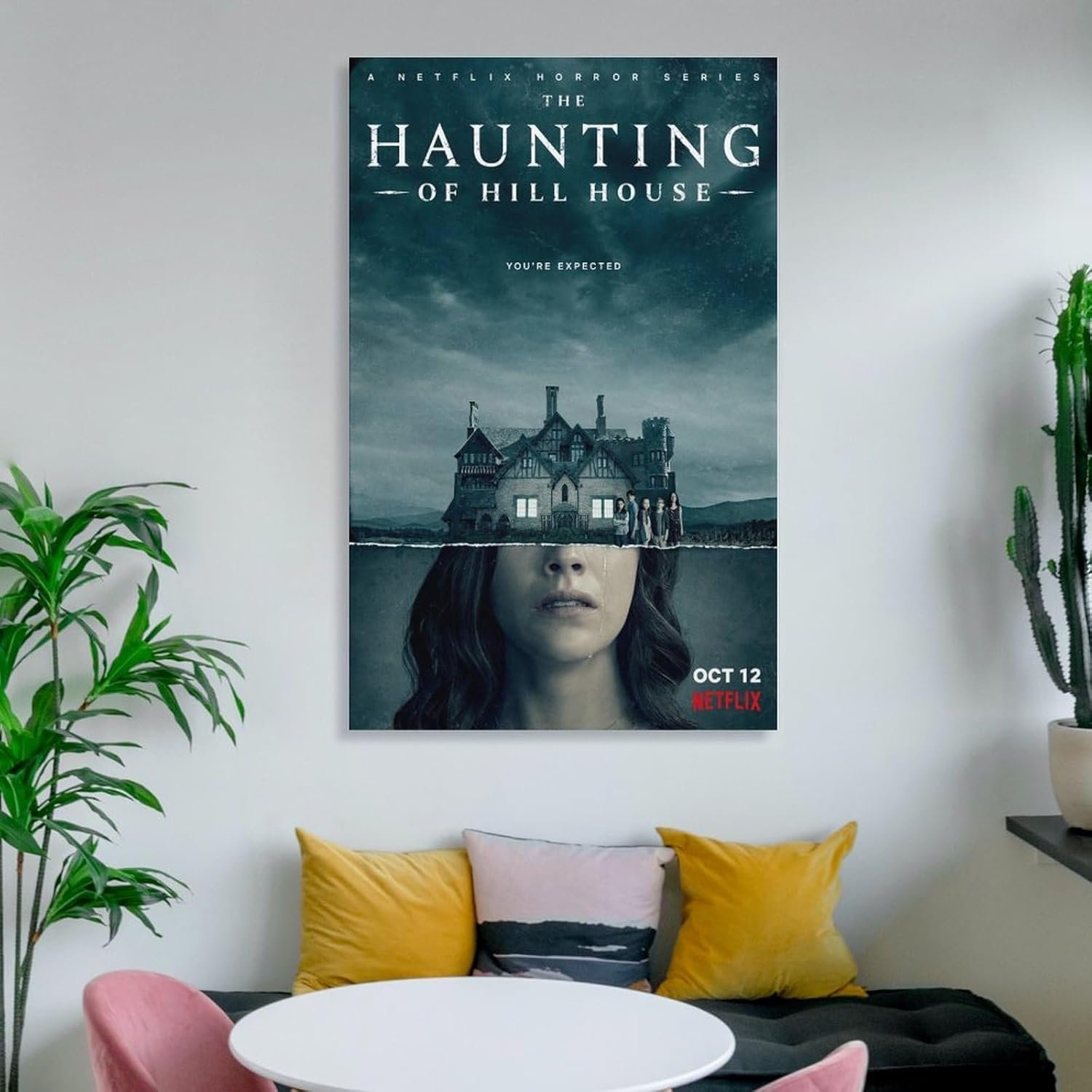 Paintings for Wall Decorations The Haunting Of Hill House Movie Poster Horror Decor Canvas Art Poster And Wall Art Picture Print Modern Family Bedroom Decor Posters...