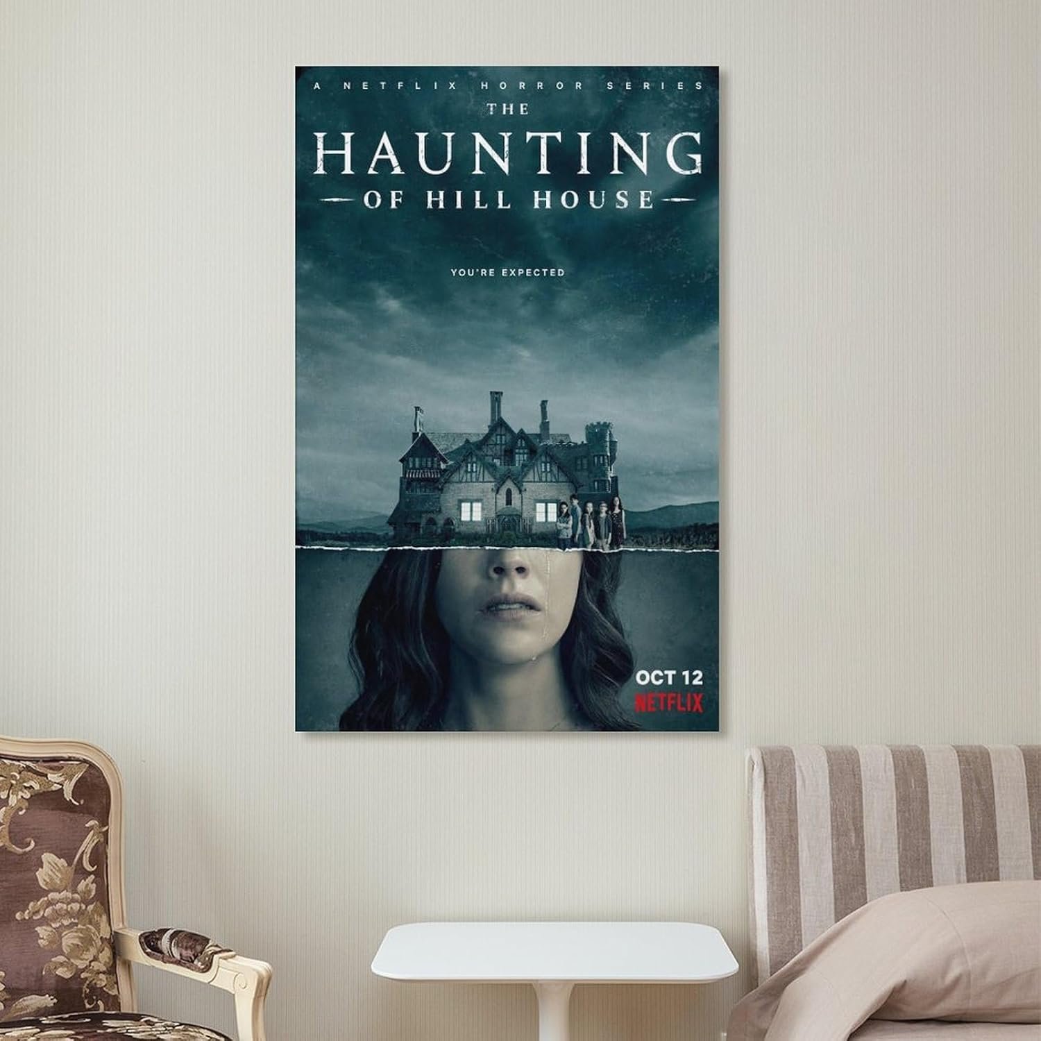 Paintings for Wall Decorations The Haunting Of Hill House Movie Poster Horror Decor Canvas Art Poster And Wall Art Picture Print Modern Family Bedroom Decor Posters...