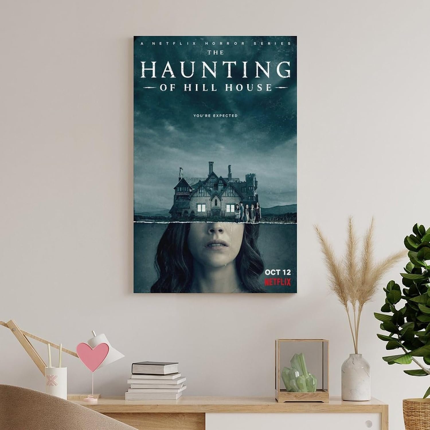 Paintings for Wall Decorations The Haunting Of Hill House Movie Poster Horror Decor Canvas Art Poster And Wall Art Picture Print Modern Family Bedroom Decor Posters...