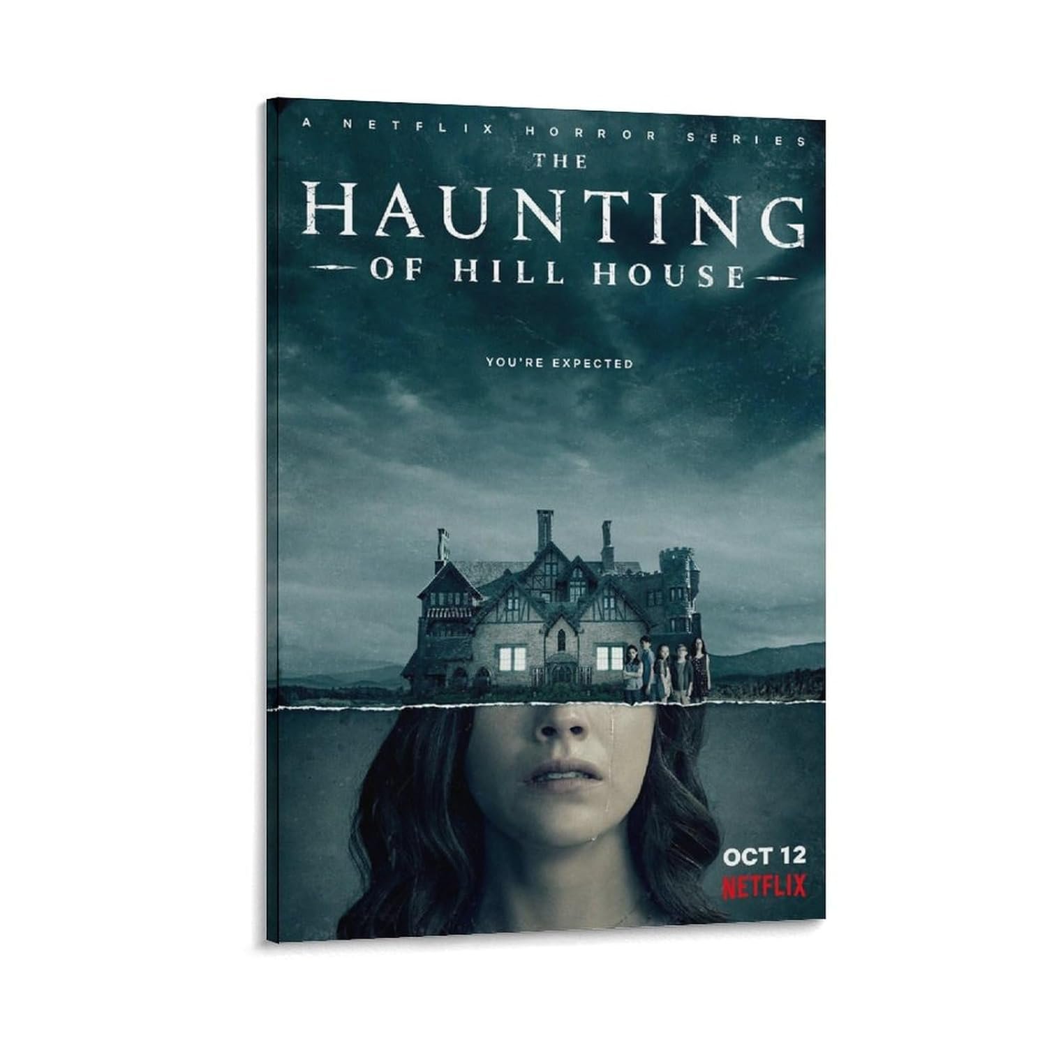 Paintings for Wall Decorations The Haunting Of Hill House Movie Poster Horror Decor Canvas Art Poster And Wall Art Picture Print Modern Family Bedroom Decor Posters...