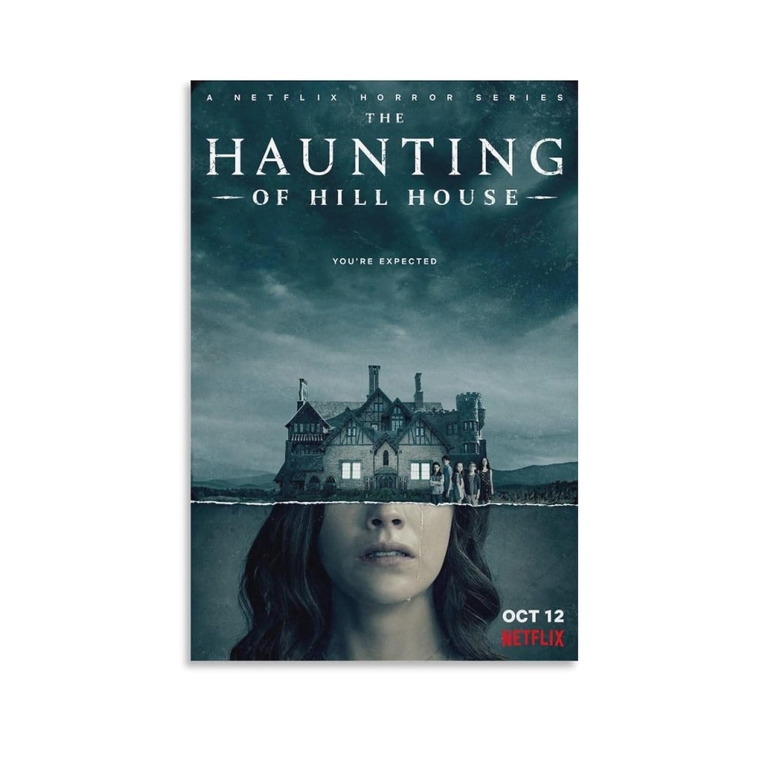 Paintings for Wall Decorations The Haunting Of Hill House Movie Poster Horror Decor Canvas Art Poster And Wall Art Picture Print Modern Family Bedroom Decor Posters...