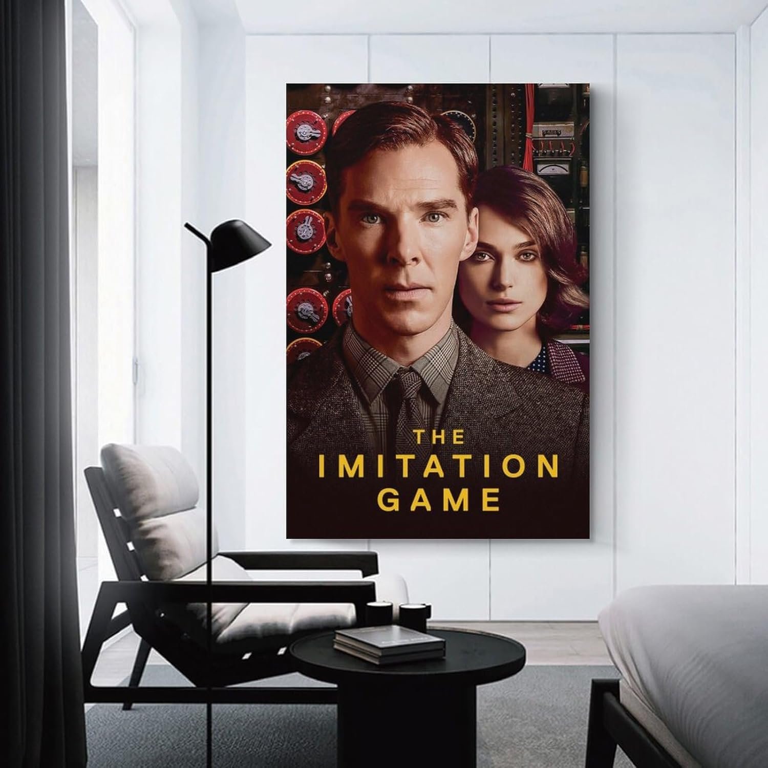 Paintings for Wall Decorations The Imitation Game Movie Posters Custom Poster Prints Poster Decorative Painting Canvas Wall Art Living Room Posters Bedroom Painting...
