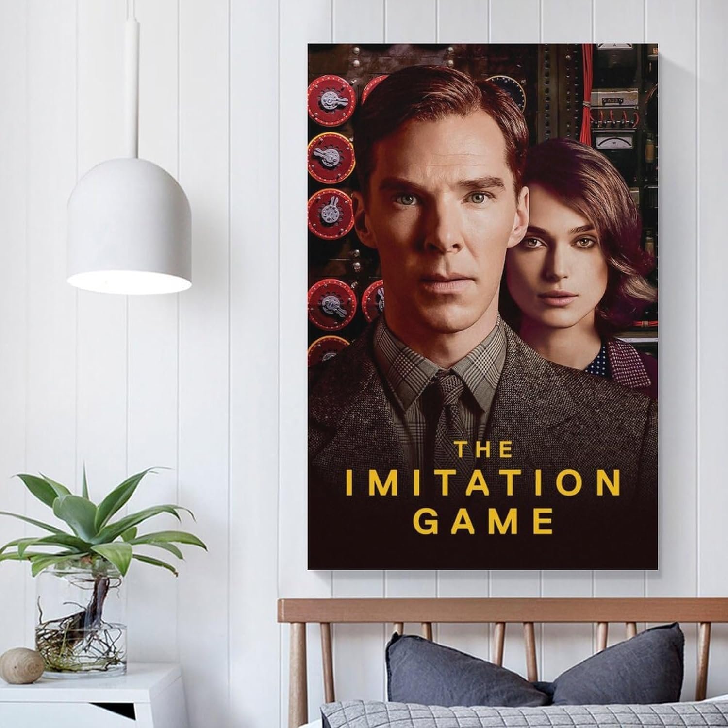 Paintings for Wall Decorations The Imitation Game Movie Posters Custom Poster Prints Poster Decorative Painting Canvas Wall Art Living Room Posters Bedroom Painting...