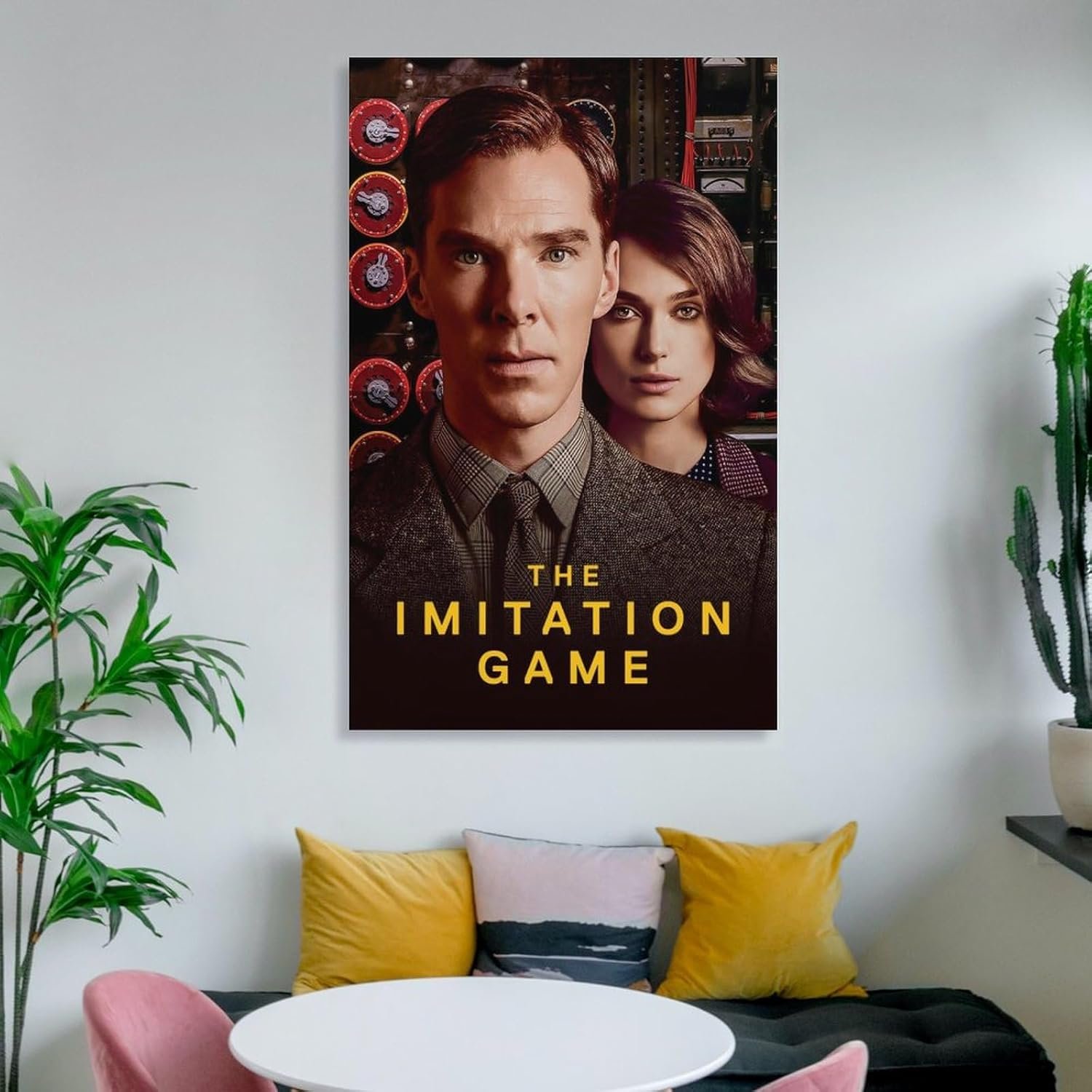 Paintings for Wall Decorations The Imitation Game Movie Posters Custom Poster Prints Poster Decorative Painting Canvas Wall Art Living Room Posters Bedroom Painting...