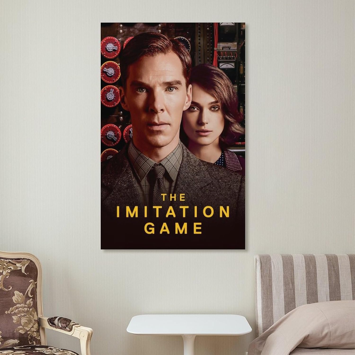 Paintings for Wall Decorations The Imitation Game Movie Posters Custom Poster Prints Poster Decorative Painting Canvas Wall Art Living Room Posters Bedroom Painting...