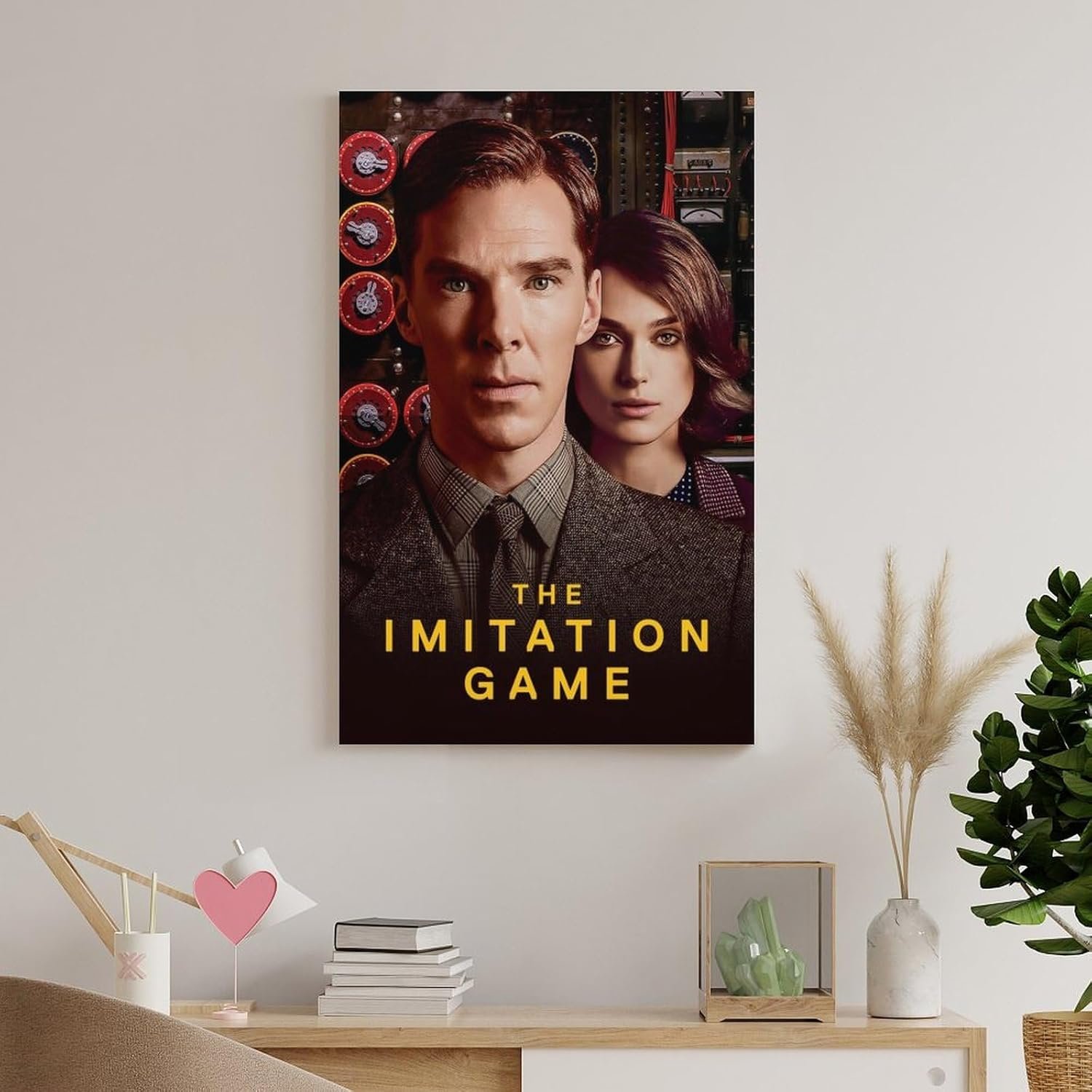 Paintings for Wall Decorations The Imitation Game Movie Posters Custom Poster Prints Poster Decorative Painting Canvas Wall Art Living Room Posters Bedroom Painting...