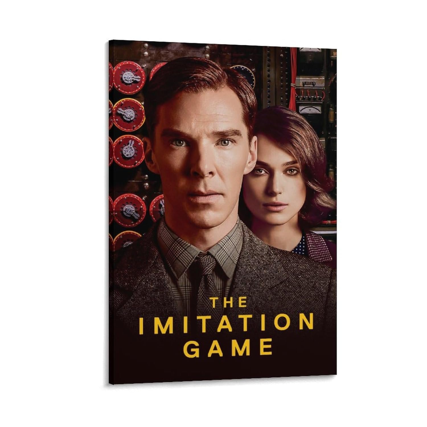 Paintings for Wall Decorations The Imitation Game Movie Posters Custom Poster Prints Poster Decorative Painting Canvas Wall Art Living Room Posters Bedroom Painting...