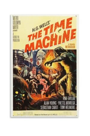 Paintings for Wall Decorations The Time Machine Movie Posters Cool Artwork Wall Art Home Decor Posters Gift Ideas Canvas Art Poster And Wall Art Picture Print Modern Family...