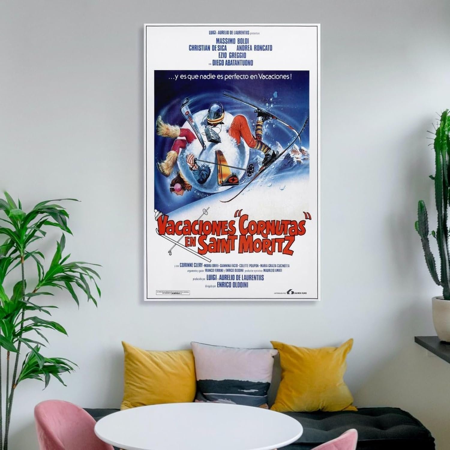 Paintings for Wall Decorations Vacanze Di Natale Movie Posters Cool Artwork Wall Art Home Decor Posters Gift Ideas Canvas Art Poster And Wall Art Picture Print Modern Family...