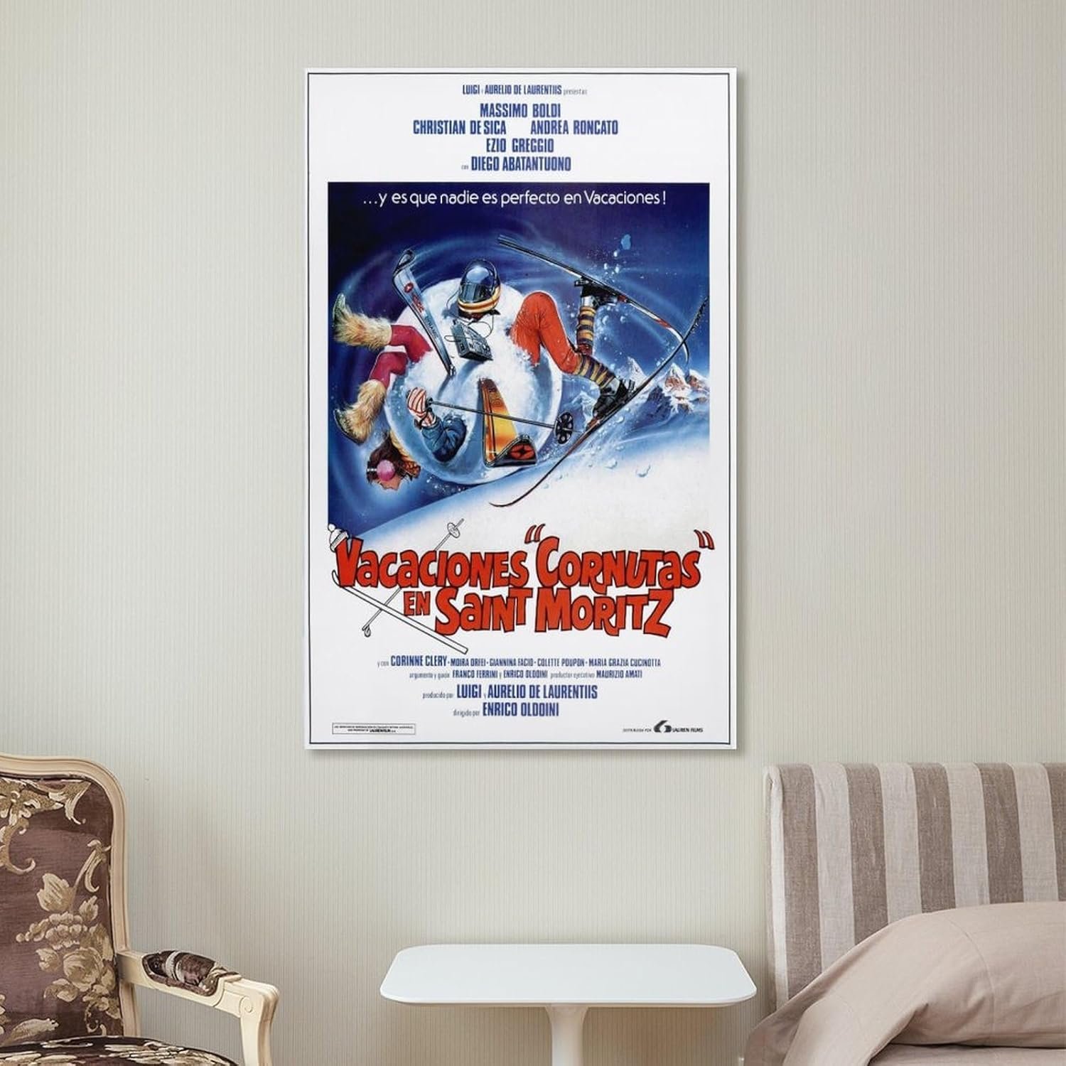 Paintings for Wall Decorations Vacanze Di Natale Movie Posters Cool Artwork Wall Art Home Decor Posters Gift Ideas Canvas Art Poster And Wall Art Picture Print Modern Family...