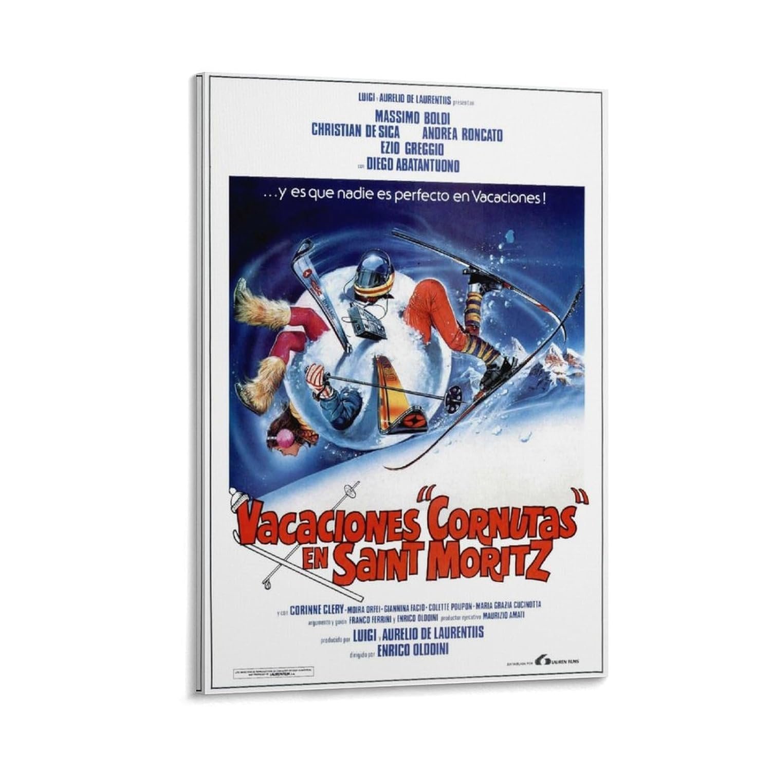 Paintings for Wall Decorations Vacanze Di Natale Movie Posters Cool Artwork Wall Art Home Decor Posters Gift Ideas Canvas Art Poster And Wall Art Picture Print Modern Family...