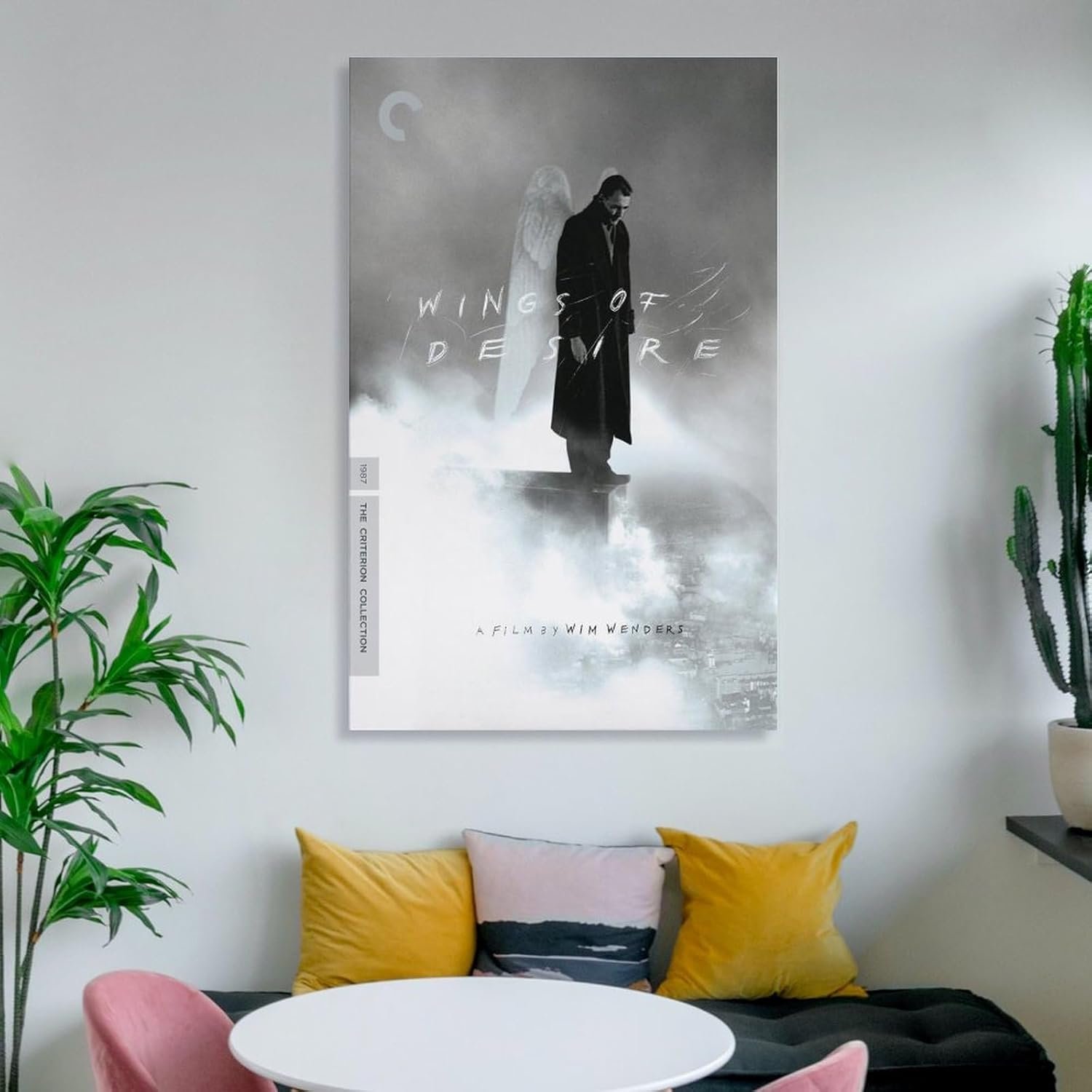 Picture Suitable for Living Room Wall Decoration Wings of Desire Movie Poster Dormitory Decoration Canvas Art Poster And Wall Art Picture Print Modern Family Bedroom Decor...