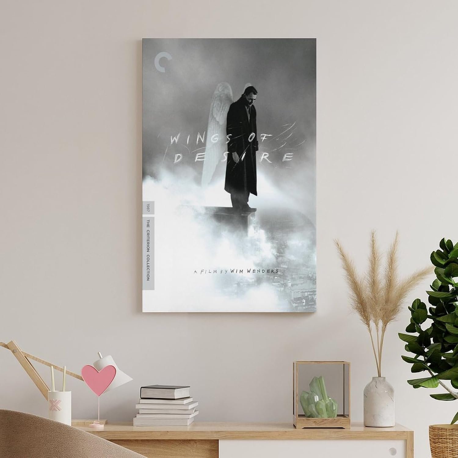 Picture Suitable for Living Room Wall Decoration Wings of Desire Movie Poster Dormitory Decoration Canvas Art Poster And Wall Art Picture Print Modern Family Bedroom Decor...