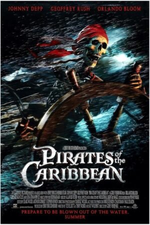 Pirates of The Caribbean - 2003 - Original Teaser Movie Poster #1-24 x 36 Inches