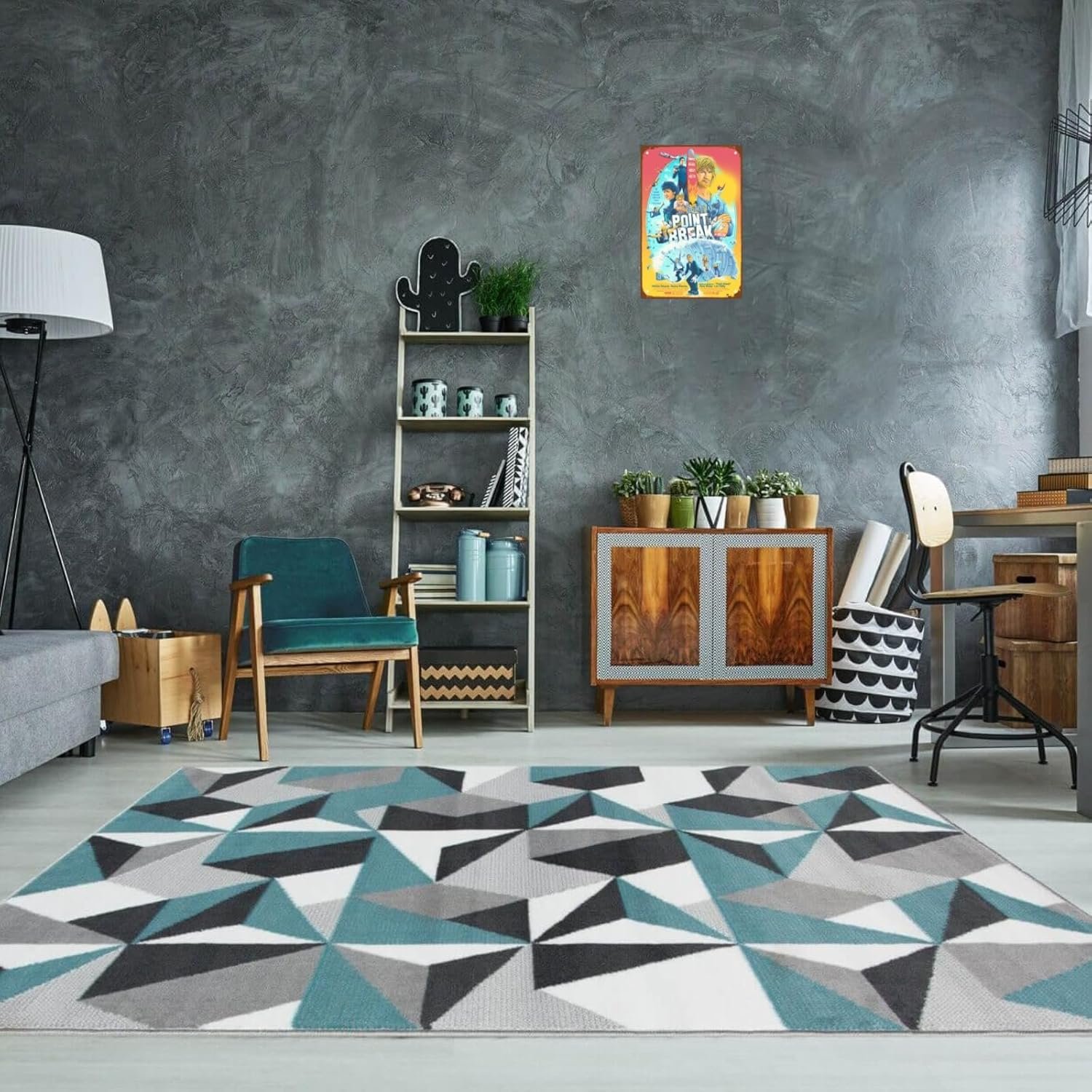 Point Break Film Art Deco Metal Wall Tin Sign Action Adventure Film Man Cave Decor Retro Gift Vintage Decorations Thrilling Crime Movie 8"x12"