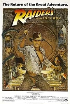 Pop Culture Graphics (11x17) Raiders of The Lost Ark - Harrison Ford Credits Movie Poster